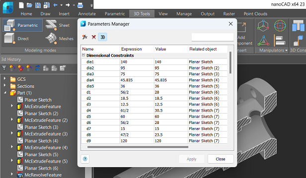 Parametrische Modellierung